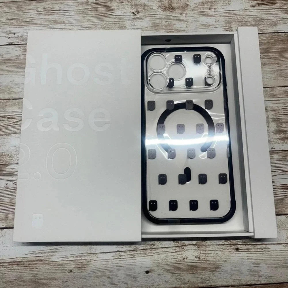 Ghost 2.0 iPhone 17 Pro Max Clear Case Zero Yellowing‎ Magnetic MagSafe Open Box
